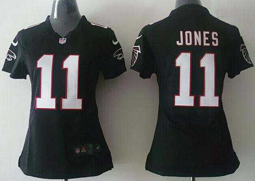 Nike Falcons #11 Julio Jones Black Alternate Women's Stitched NFL Elite Jersey Nike Falcons #11 Julio Jones Black Alternate Women's Stitched NFL Elite Jersey