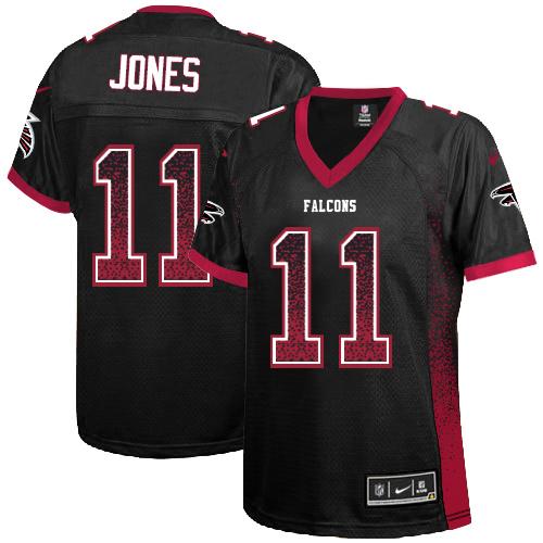 Nike Falcons #11 Julio Jones Black Alternate Women's Stitched NFL Elite Drift Fashion Jersey Nike Falcons #11 Julio Jones Black Alternate Women's Stitched NFL Elite Drift Fashion Jersey