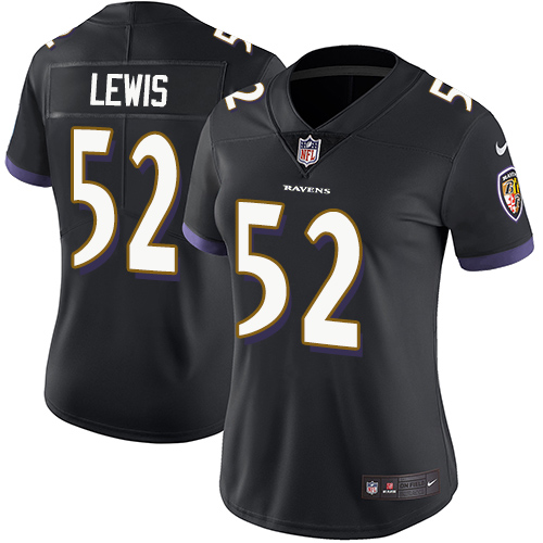 Nike Ravens #52 Ray Lewis Black Alternate Women's Stitched NFL Vapor Untouchable Limited Jersey Nike Ravens #52 Ray Lewis Black Alternate Women's Stitched NFL Vapor Untouchable Limited Jersey
