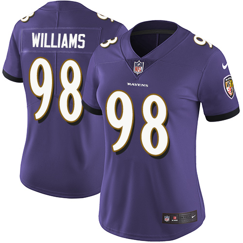 Nike Ravens #98 Brandon Williams Purple Team Color Women's Stitched NFL Limited Vapor Untouchable Limited Jersey Nike Ravens #98 Brandon Williams Purple Team Color Women's Stitched NFL Limited Vapor Untouchable Limited Jersey