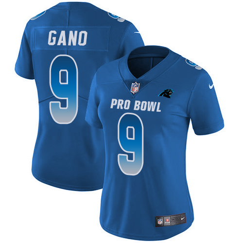 Nike Panthers #9 Graham Gano Royal Women's Stitched NFL Limited NFC 2018 Pro Bowl Jersey Nike Panthers #9 Graham Gano Royal Women's Stitched NFL Limited NFC 2018 Pro Bowl Jersey