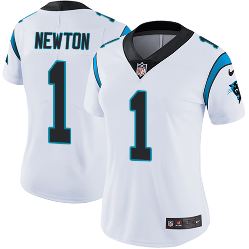 Nike Panthers #1 Cam Newton White Women's Stitched NFL Vapor Untouchable Limited Jersey Nike Panthers #1 Cam Newton White Women's Stitched NFL Vapor Untouchable Limited Jersey