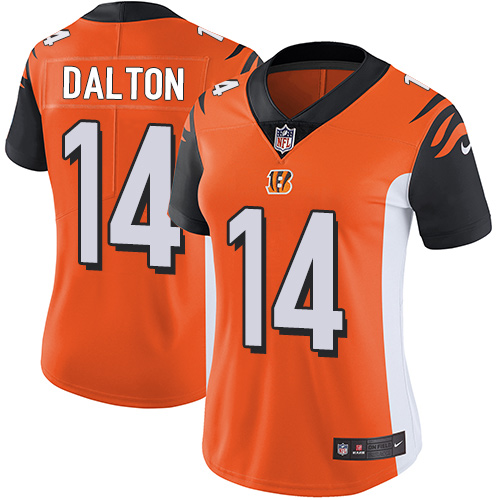 Nike Bengals #14 Andy Dalton Orange Alternate Women's Stitched NFL Vapor Untouchable Limited Jersey Nike Bengals #14 Andy Dalton Orange Alternate Women's Stitched NFL Vapor Untouchable Limited Jersey