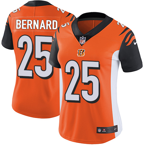 Nike Bengals #25 Giovani Bernard Orange Alternate Women's Stitched NFL Vapor Untouchable Limited Jersey Nike Bengals #25 Giovani Bernard Orange Alternate Women's Stitched NFL Vapor Untouchable Limited Jersey