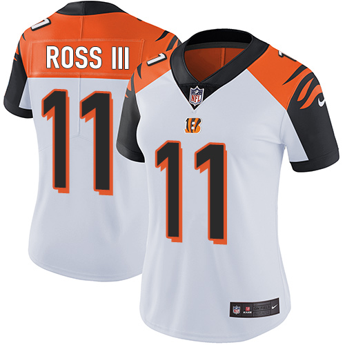 Nike Bengals #11 John Ross III White Women's Stitched NFL Vapor Untouchable Limited Jersey Nike Bengals #11 John Ross III White Women's Stitched NFL Vapor Untouchable Limited Jersey