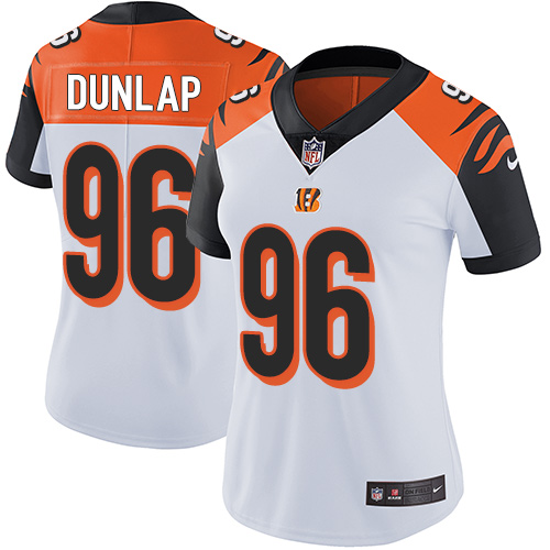 Nike Bengals #96 Carlos Dunlap White Women's Stitched NFL Vapor Untouchable Limited Jersey Nike Bengals #96 Carlos Dunlap White Women's Stitched NFL Vapor Untouchable Limited Jersey