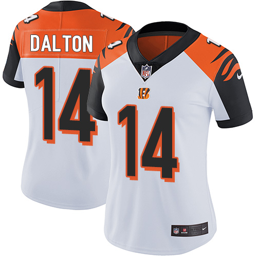 Nike Bengals #14 Andy Dalton White Women's Stitched NFL Vapor Untouchable Limited Jersey Nike Bengals #14 Andy Dalton White Women's Stitched NFL Vapor Untouchable Limited Jersey