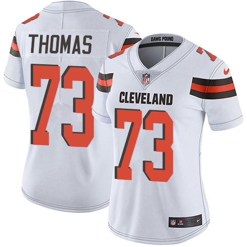 Nike Browns #73 Joe Thomas White Women's Stitched NFL Vapor Untouchable Limited Jersey Nike Browns #73 Joe Thomas White Women's Stitched NFL Vapor Untouchable Limited Jersey