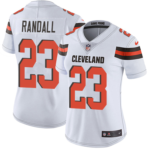 Nike Browns #23 Damarious Randall White Women's Stitched NFL Vapor Untouchable Limited Jersey Nike Browns #23 Damarious Randall White Women's Stitched NFL Vapor Untouchable Limited Jersey