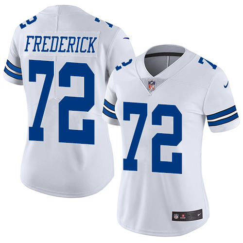 Nike Cowboys #72 Travis Frederick White Women's Stitched NFL Vapor Untouchable Limited Jersey Nike Cowboys #72 Travis Frederick White Women's Stitched NFL Vapor Untouchable Limited Jersey