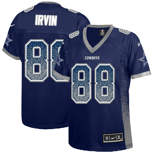 Nike Cowboys #88 Michael Irvin Navy Blue Team Color Women's Stitched NFL Elite Drift Fashion Jersey Nike Cowboys #88 Michael Irvin Navy Blue Team Color Women's Stitched NFL Elite Drift Fashion Jersey