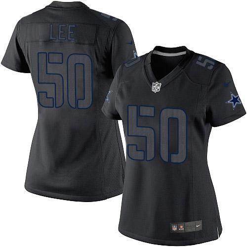 Nike Cowboys #50 Sean Lee Black Impact Women's Stitched NFL Limited Jersey Nike Cowboys #50 Sean Lee Black Impact Women's Stitched NFL Limited Jersey