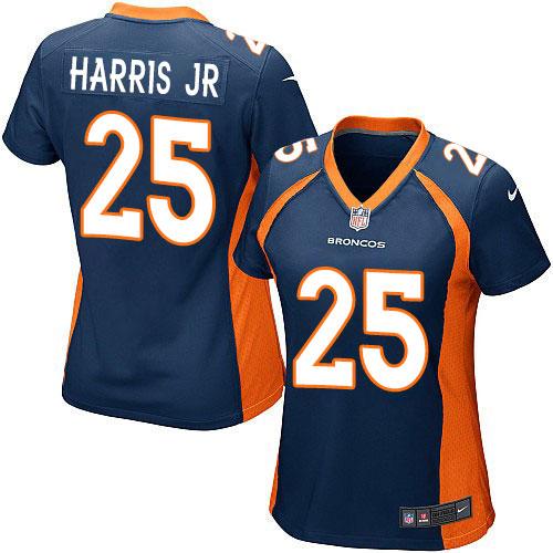 Nike Broncos #25 Chris Harris Jr Blue Alternate Women's Stitched NFL New Elite Jersey Nike Broncos #25 Chris Harris Jr Blue Alternate Women's Stitched NFL New Elite Jersey