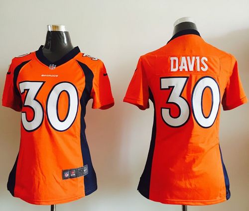 Nike Broncos #30 Terrell Davis Orange Team Color Women's Stitched NFL New Elite Jersey Nike Broncos #30 Terrell Davis Orange Team Color Women's Stitched NFL New Elite Jersey