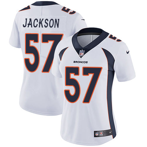 Nike Broncos #57 Tom Jackson White Women's Stitched NFL Vapor Untouchable Limited Jersey Nike Broncos #57 Tom Jackson White Women's Stitched NFL Vapor Untouchable Limited Jersey