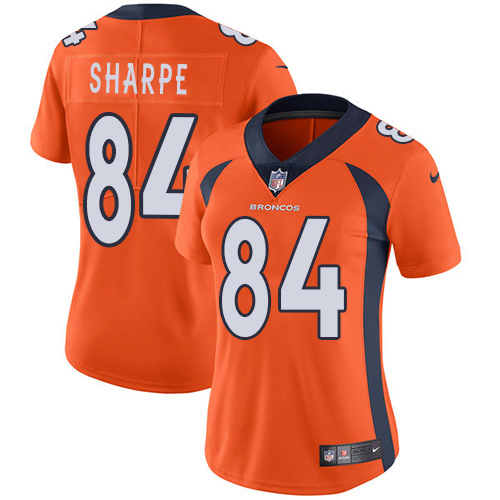 Nike Broncos #84 Shannon Sharpe Orange Team Color Women's Stitched NFL Vapor Untouchable Limited Jersey Nike Broncos #84 Shannon Sharpe Orange Team Color Women's Stitched NFL Vapor Untouchable Limited Jersey