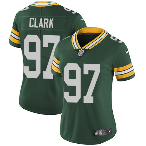 Nike Packers #97 Kenny Clark Green Team Color Women's Stitched NFL Vapor Untouchable Limited Jersey Nike Packers #97 Kenny Clark Green Team Color Women's Stitched NFL Vapor Untouchable Limited Jersey