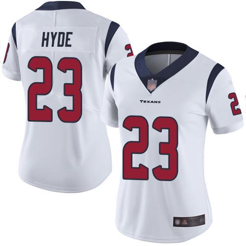 Nike Texans #23 Carlos Hyde White Women's Stitched NFL Vapor Untouchable Limited Jersey Nike Texans #23 Carlos Hyde White Women's Stitched NFL Vapor Untouchable Limited Jersey