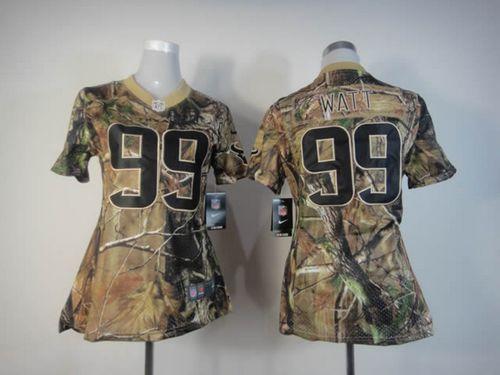 Nike Texans #99 J.J. Watt Camo Women's Stitched NFL Realtree Elite Jersey Nike Texans #99 J.J. Watt Camo Women's Stitched NFL Realtree Elite Jersey