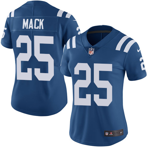 Nike Colts #25 Marlon Mack Royal Blue Team Color Women's Stitched NFL Vapor Untouchable Limited Jersey Nike Colts #25 Marlon Mack Royal Blue Team Color Women's Stitched NFL Vapor Untouchable Limited Jersey
