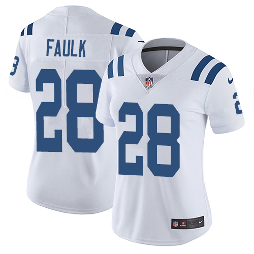 Nike Colts #28 Marshall Faulk White Women's Stitched NFL Vapor Untouchable Limited Jersey Nike Colts #28 Marshall Faulk White Women's Stitched NFL Vapor Untouchable Limited Jersey