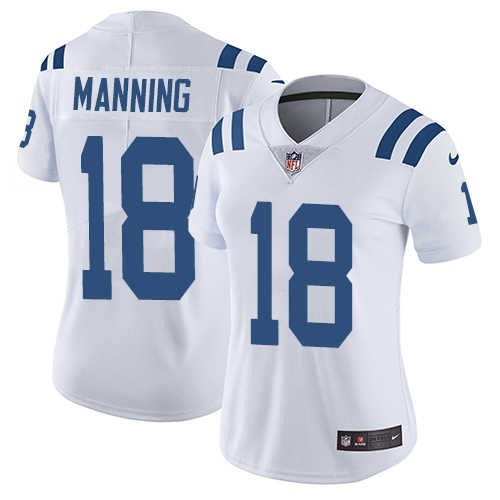 Nike Colts #18 Peyton Manning White Women's Stitched NFL Vapor Untouchable Limited Jersey Nike Colts #18 Peyton Manning White Women's Stitched NFL Vapor Untouchable Limited Jersey
