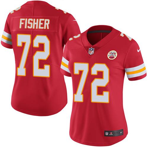 Nike Chiefs #72 Eric Fisher Red Team Color Women's Stitched NFL Vapor Untouchable Limited Jersey Nike Chiefs #72 Eric Fisher Red Team Color Women's Stitched NFL Vapor Untouchable Limited Jersey
