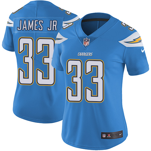Nike Chargers #33 Derwin James Jr Electric Blue Alternate Women's Stitched NFL Vapor Untouchable Limited Jersey Nike Chargers #33 Derwin James Jr Electric Blue Alternate Women's Stitched NFL Vapor Untouchable Limited Jersey