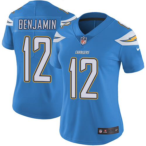 Nike Chargers #12 Travis Benjamin Electric Blue Alternate Women's Stitched NFL Vapor Untouchable Limited Jersey Nike Chargers #12 Travis Benjamin Electric Blue Alternate Women's Stitched NFL Vapor Untouchable Limited Jersey