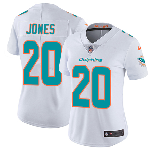 Nike Dolphins #20 Reshad Jones White Women's Stitched NFL Vapor Untouchable Limited Jersey Nike Dolphins #20 Reshad Jones White Women's Stitched NFL Vapor Untouchable Limited Jersey