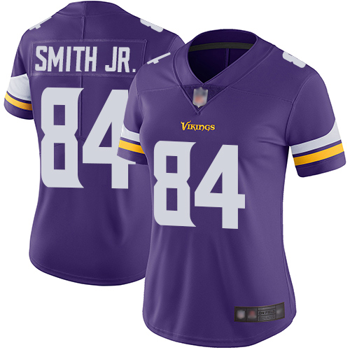 Nike Vikings #84 Irv Smith Jr. Purple Team Color Women's Stitched NFL Vapor Untouchable Limited Jersey Nike Vikings #84 Irv Smith Jr. Purple Team Color Women's Stitched NFL Vapor Untouchable Limited Jersey