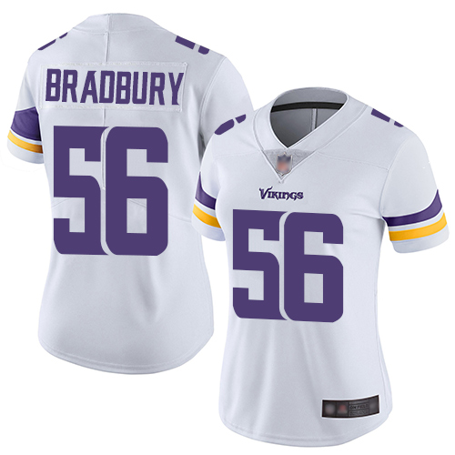 Nike Vikings #56 Garrett Bradbury White Women's Stitched NFL Vapor Untouchable Limited Jersey Nike Vikings #56 Garrett Bradbury White Women's Stitched NFL Vapor Untouchable Limited Jersey
