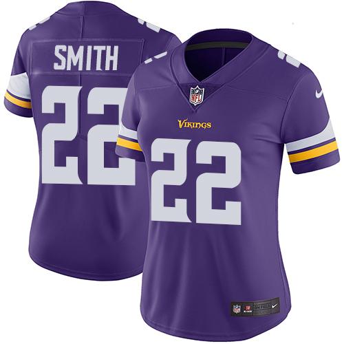 Nike Vikings #22 Harrison Smith Purple Team Color Women's Stitched NFL Vapor Untouchable Limited Jersey Nike Vikings #22 Harrison Smith Purple Team Color Women's Stitched NFL Vapor Untouchable Limited Jersey