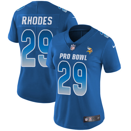 Nike Vikings #29 Xavier Rhodes Royal Women's Stitched NFL Limited NFC 2018 Pro Bowl Jersey Nike Vikings #29 Xavier Rhodes Royal Women's Stitched NFL Limited NFC 2018 Pro Bowl Jersey