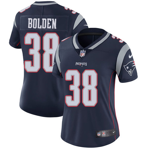 Nike Patriots #38 Brandon Bolden Navy Blue Team Color Women's Stitched NFL Vapor Untouchable Limited Jersey Nike Patriots #38 Brandon Bolden Navy Blue Team Color Women's Stitched NFL Vapor Untouchable Limited Jersey