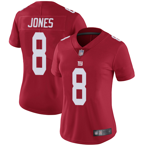 Nike Giants #8 Daniel Jones Red Alternate Women's Stitched NFL Vapor Untouchable Limited Jersey Nike Giants #8 Daniel Jones Red Alternate Women's Stitched NFL Vapor Untouchable Limited Jersey