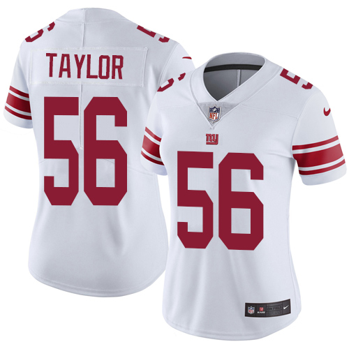 Nike Giants #56 Lawrence Taylor White Women's Stitched NFL Vapor Untouchable Limited Jersey Nike Giants #56 Lawrence Taylor White Women's Stitched NFL Vapor Untouchable Limited Jersey