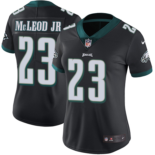 Nike Eagles #23 Rodney McLeod Jr Black Alternate Women's Stitched NFL Vapor Untouchable Limited Jersey Nike Eagles #23 Rodney McLeod Jr Black Alternate Women's Stitched NFL Vapor Untouchable Limited Jersey