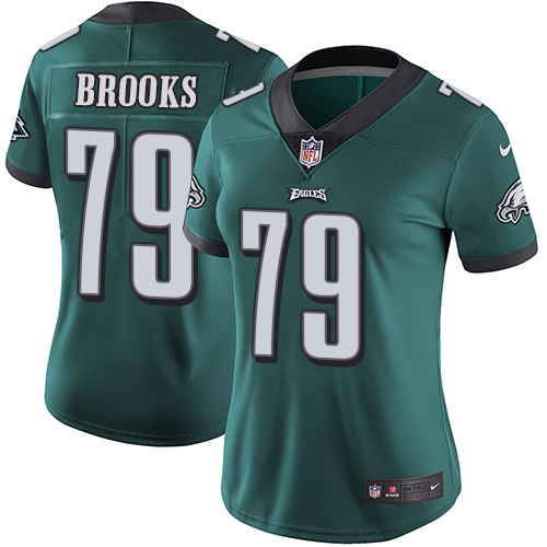 Nike Eagles #79 Brandon Brooks Midnight Green Team Color Women's Stitched NFL Vapor Untouchable Limited Jersey Nike Eagles #79 Brandon Brooks Midnight Green Team Color Women's Stitched NFL Vapor Untouchable Limited Jersey