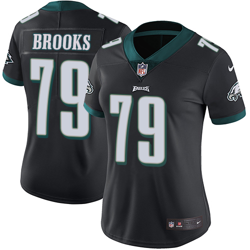 Nike Eagles #79 Brandon Brooks Black Alternate Women's Stitched NFL Vapor Untouchable Limited Jersey Nike Eagles #79 Brandon Brooks Black Alternate Women's Stitched NFL Vapor Untouchable Limited Jersey