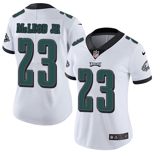 Nike Eagles #23 Rodney McLeod Jr White Women's Stitched NFL Vapor Untouchable Limited Jersey Nike Eagles #23 Rodney McLeod Jr White Women's Stitched NFL Vapor Untouchable Limited Jersey