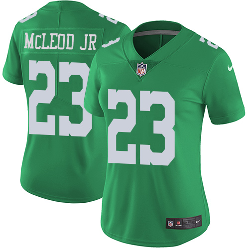 Nike Eagles #23 Rodney McLeod Jr Green Women's Stitched NFL Limited Rush Jersey Nike Eagles #23 Rodney McLeod Jr Green Women's Stitched NFL Limited Rush Jersey