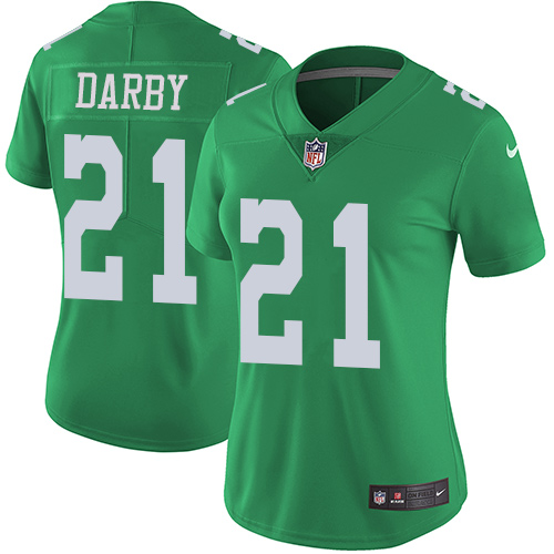 Nike Eagles #21 Ronald Darby Green Women's Stitched NFL Limited Rush Jersey Nike Eagles #21 Ronald Darby Green Women's Stitched NFL Limited Rush Jersey