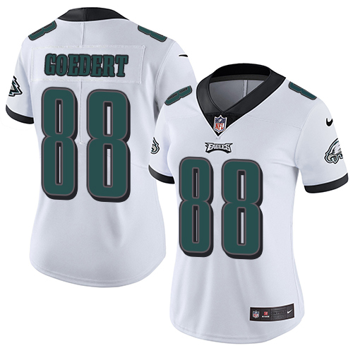 Nike Eagles #88 Dallas Goedert White Women's Stitched NFL Vapor Untouchable Limited Jersey Nike Eagles #88 Dallas Goedert White Women's Stitched NFL Vapor Untouchable Limited Jersey