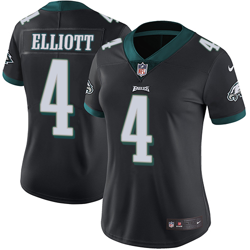 Nike Eagles #4 Jake Elliott Black Alternate Women's Stitched NFL Vapor Untouchable Limited Jersey Nike Eagles #4 Jake Elliott Black Alternate Women's Stitched NFL Vapor Untouchable Limited Jersey