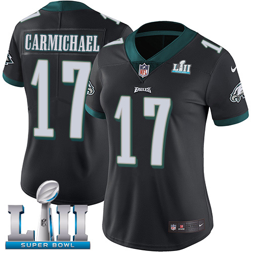 Nike Eagles #17 Harold Carmichael Black Alternate Super Bowl LII Women's Stitched NFL Vapor Untouchable Limited Jersey Nike Eagles #17 Harold Carmichael Black Alternate Super Bowl LII Women's Stitched NFL Vapor Untouchable Limited Jersey