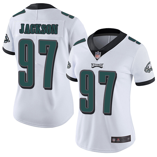 Nike Eagles #97 Malik Jackson White Women's Stitched NFL Vapor Untouchable Limited Jersey Nike Eagles #97 Malik Jackson White Women's Stitched NFL Vapor Untouchable Limited Jersey