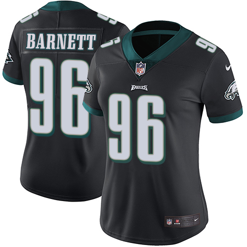 Nike Eagles #96 Derek Barnett Black Alternate Women's Stitched NFL Vapor Untouchable Limited Jersey Nike Eagles #96 Derek Barnett Black Alternate Women's Stitched NFL Vapor Untouchable Limited Jersey