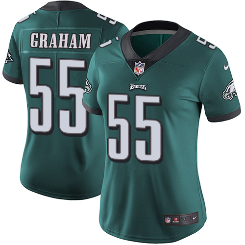 Nike Eagles #55 Brandon Graham Midnight Green Team Color Women's Stitched NFL Vapor Untouchable Limited Jersey Nike Eagles #55 Brandon Graham Midnight Green Team Color Women's Stitched NFL Vapor Untouchable Limited Jersey