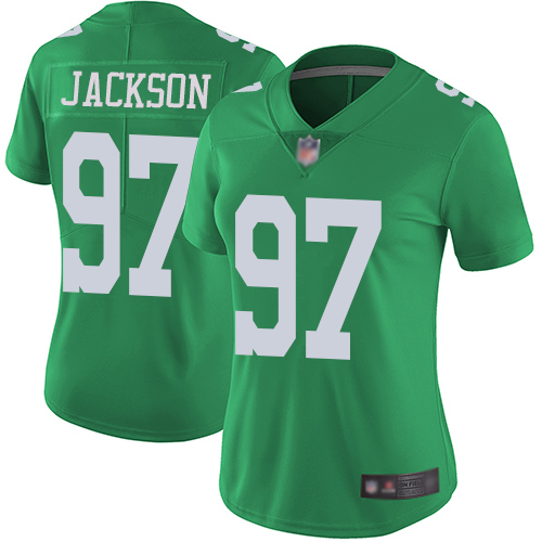 Nike Eagles #97 Malik Jackson Green Women's Stitched NFL Limited Rush Jersey Nike Eagles #97 Malik Jackson Green Women's Stitched NFL Limited Rush Jersey